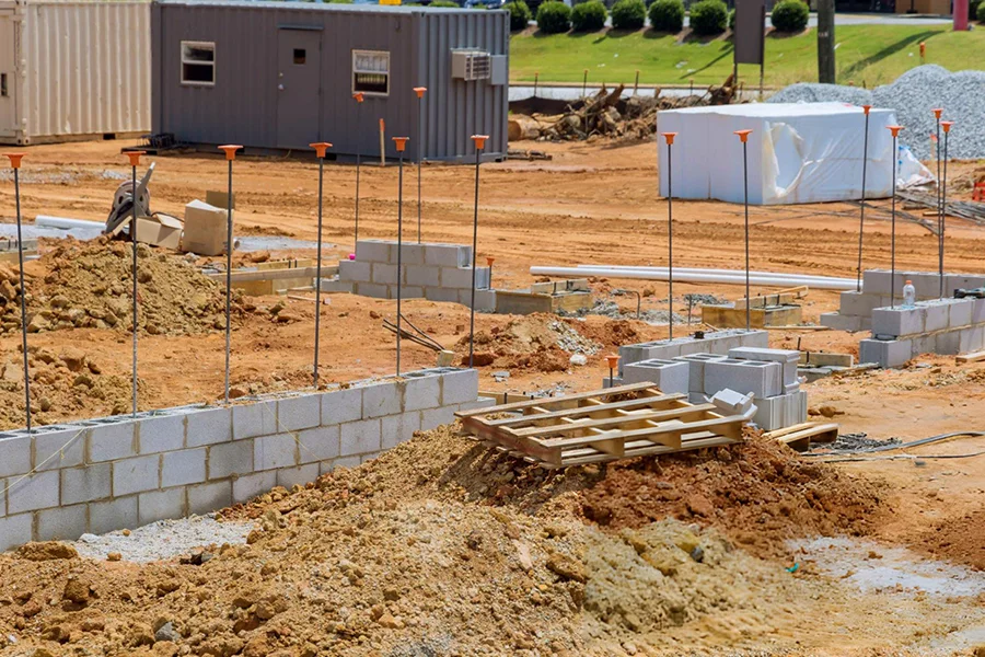 Pre Construction Pier Installation